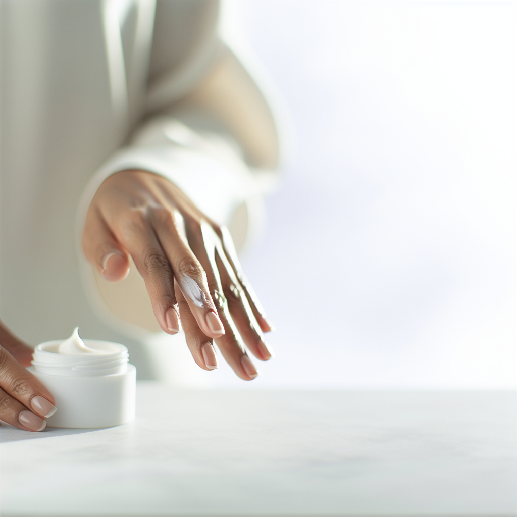 Gentle hand care routine with natural moisturizer